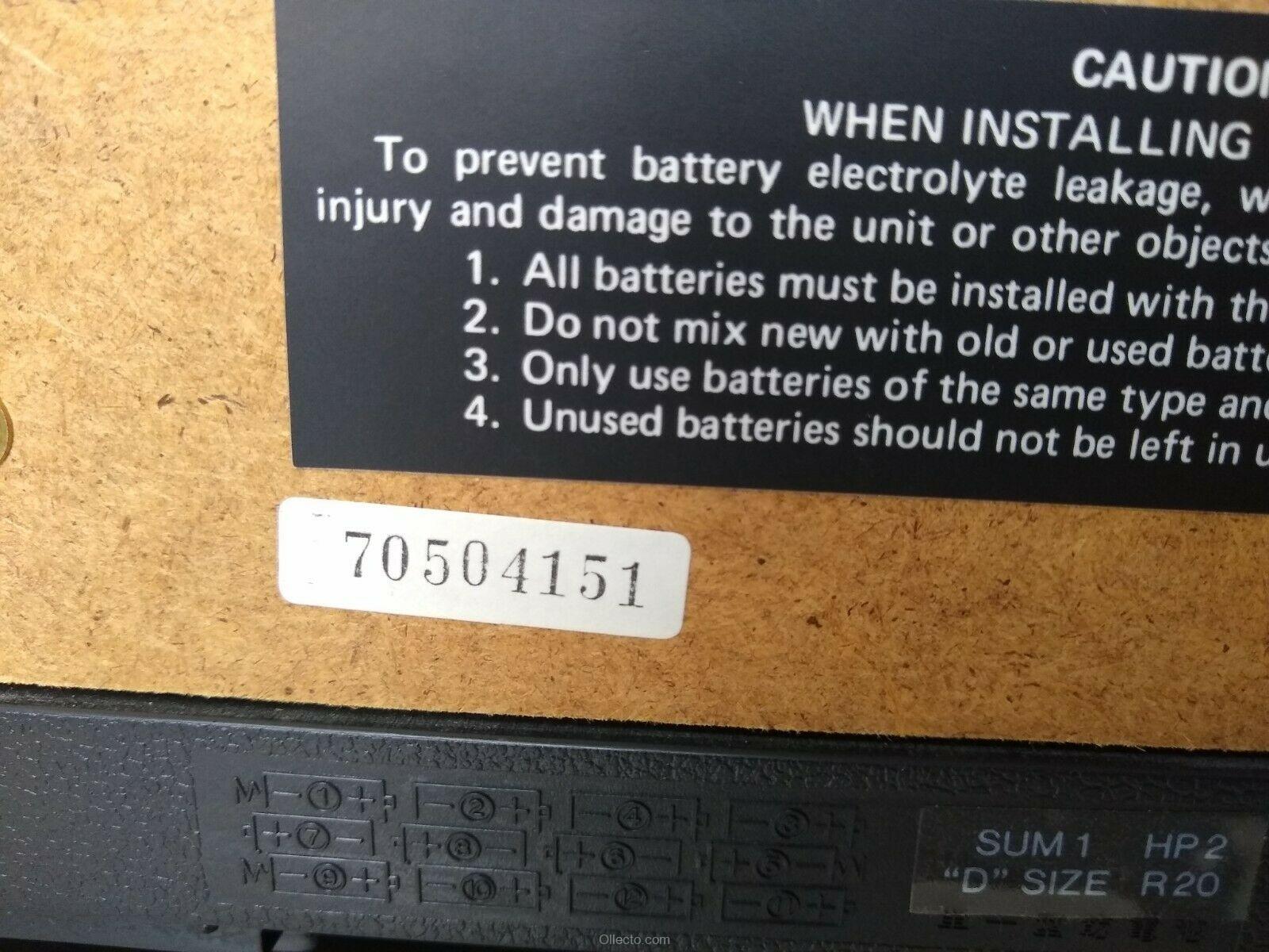 Sanyo PAT-K5MKIII Double Cassette, 8 Track Boombox Karaoke - Image 4