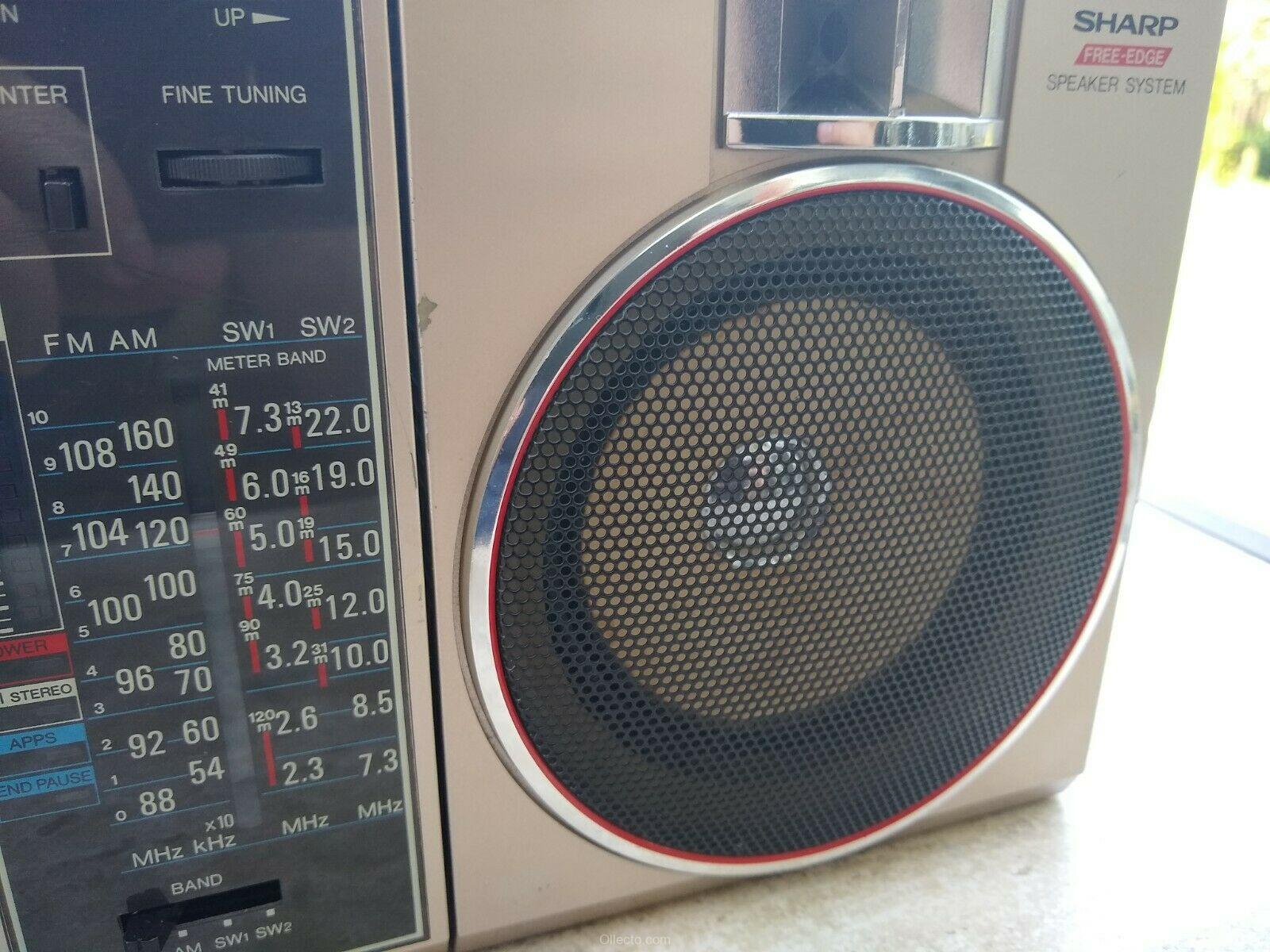 SHARP QT-90ZG Radio Cassette Recorder Boombox - Image 10