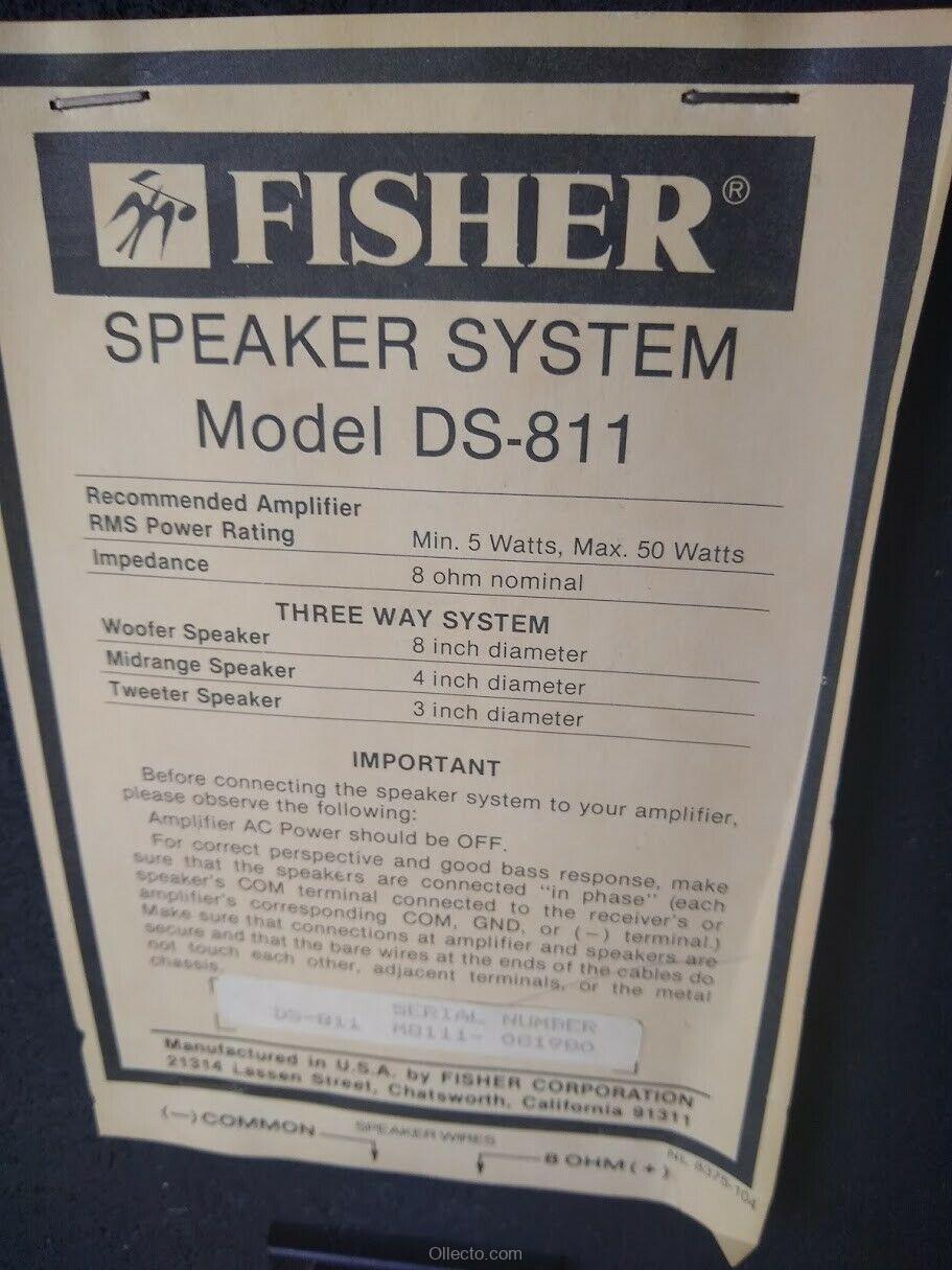 Fisher DS-811 Speakers - Image 3