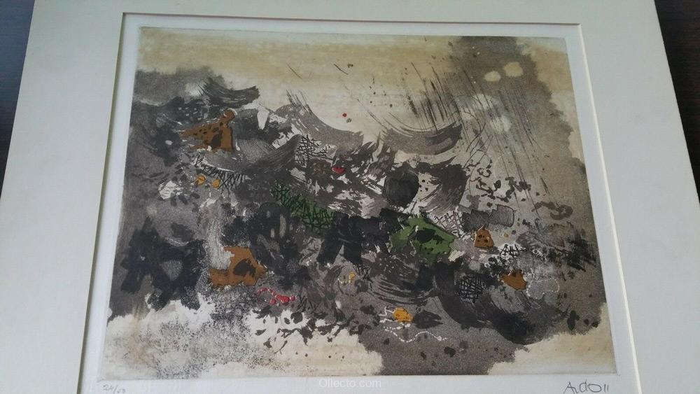 Mordecai Ardon Japanese Landscape