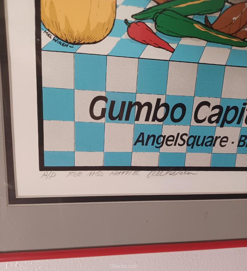 1984 Gumbo Festival by Mel Wiken Artist Proof - Image 3