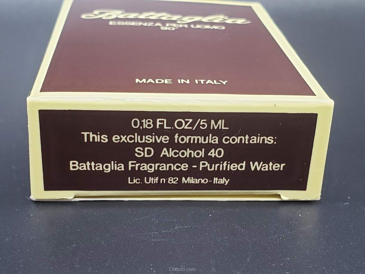 Battaglia Essenza Per Uomo 90° Splash 0.18 fl.oz/5 ml - Image 4