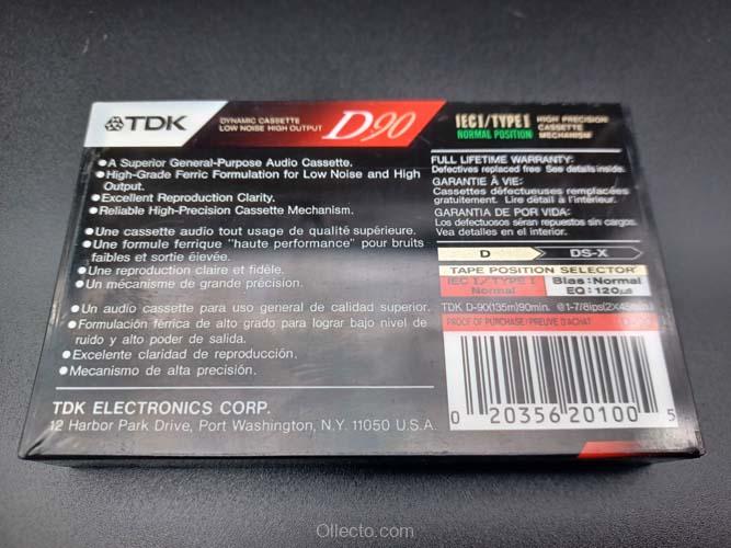 1992 TDK D90 Type I US market - Image 2