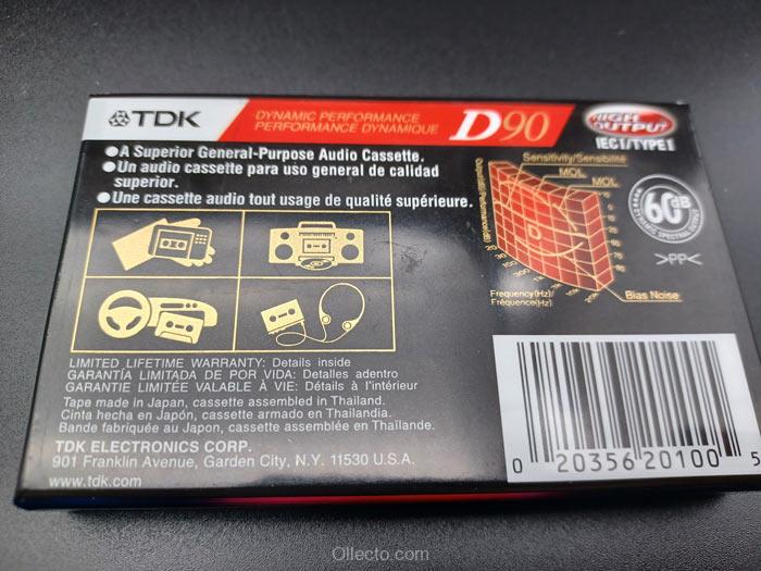 2001 TDK D90 Type I US market Thailand - Image 2